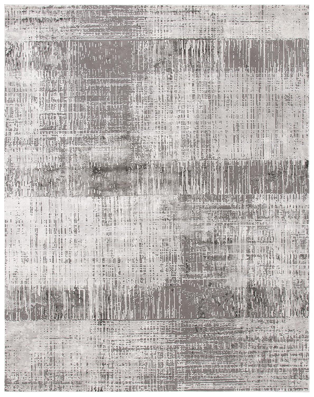 Craft CFT874 Loomed Indoor Area Rug - Grey/Dark Grey - 5'3"x7'6" - Safavieh