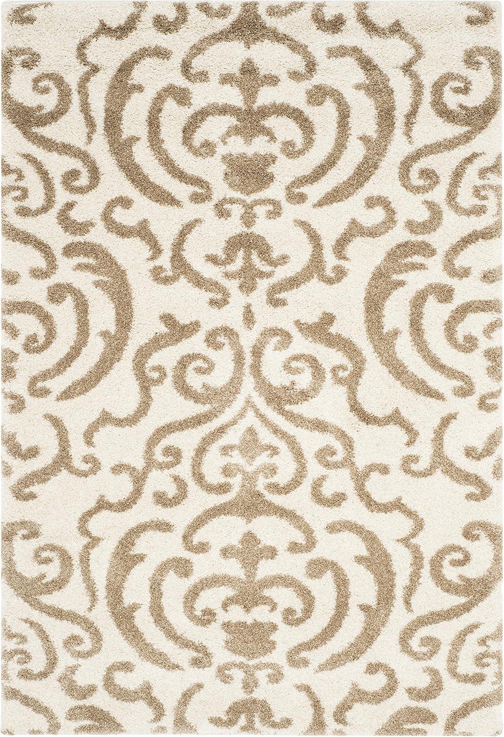 Florida Shag SG462 Power Loomed Area Rug  - Safavieh