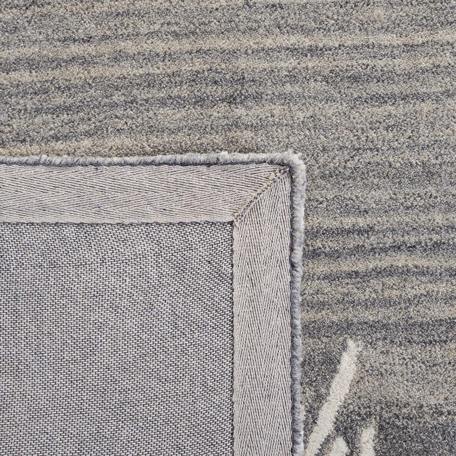 Fifth Avenue FTV129 Hand Tufted Indoor Accent Rug - Grey/Ivory - 3'x5' - Safavieh