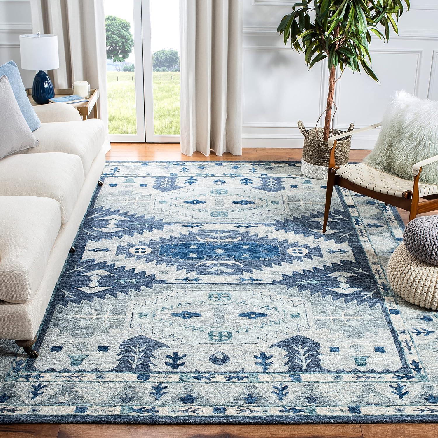 Capri CPR218 Hand Tufted Area Rug  - Safavieh