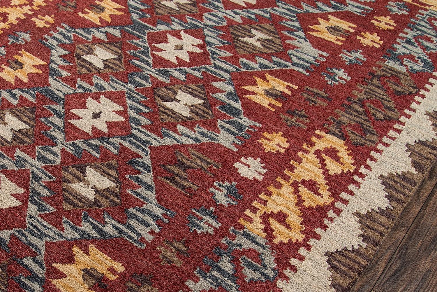 Momeni Tangier Area Rug, Red, 9'6" X 13'6"