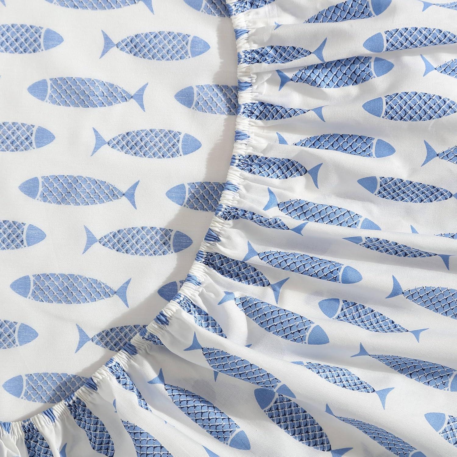 Nautica Printed Cotton Percale Sheet Sets