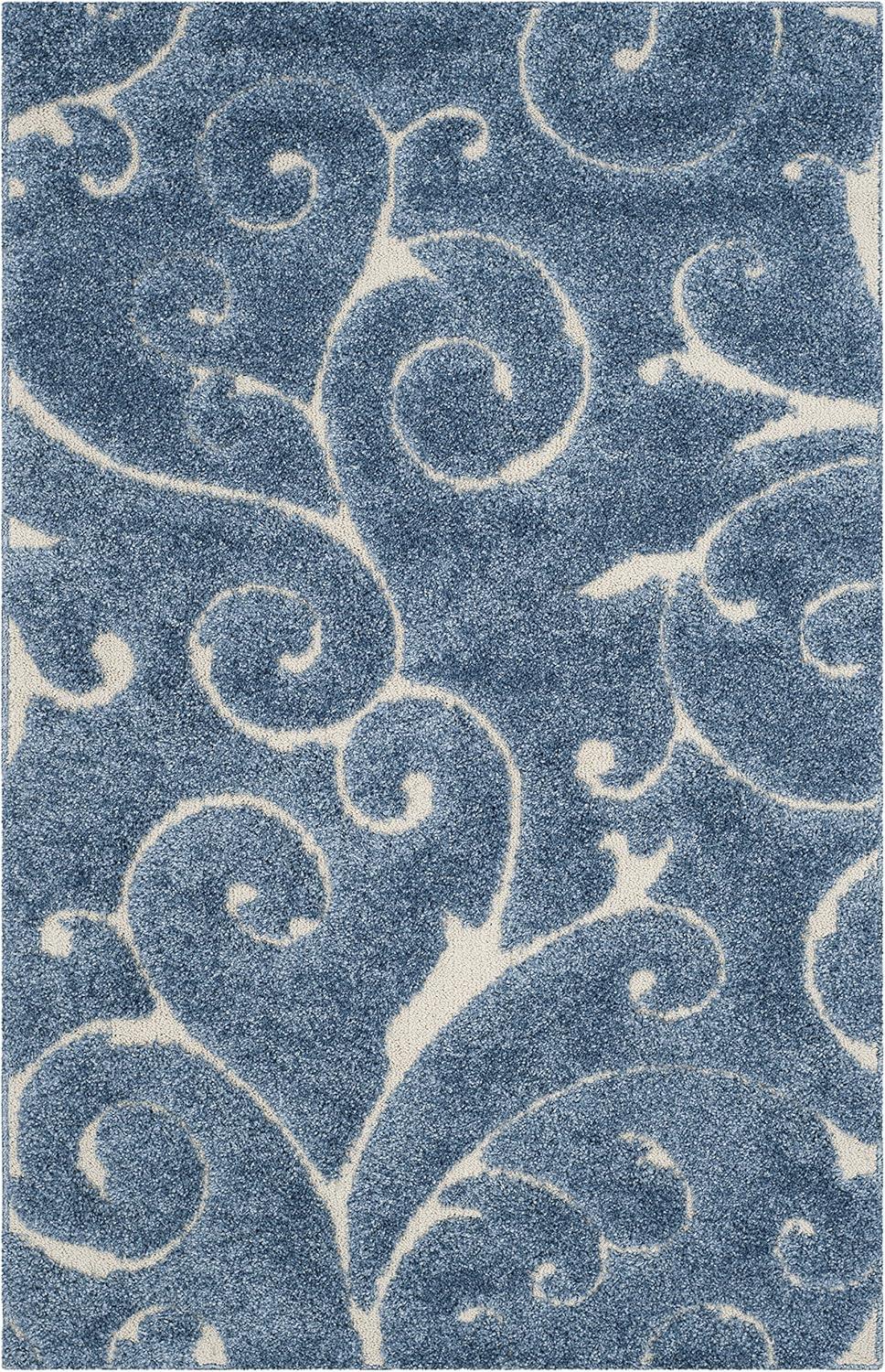 Florida Shag SG455 Power Loomed Area Rug  - Safavieh