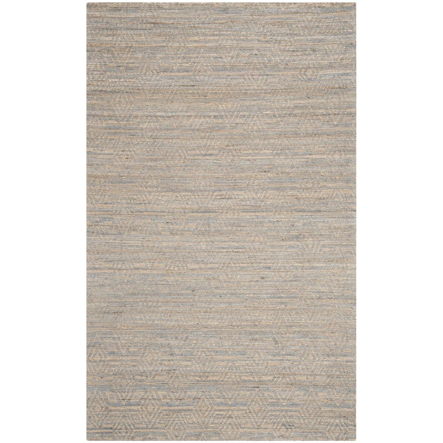 Cape Cod CAP412 Hand Woven Area Rug - Grey/Sand - 4'x6' - Safavieh..