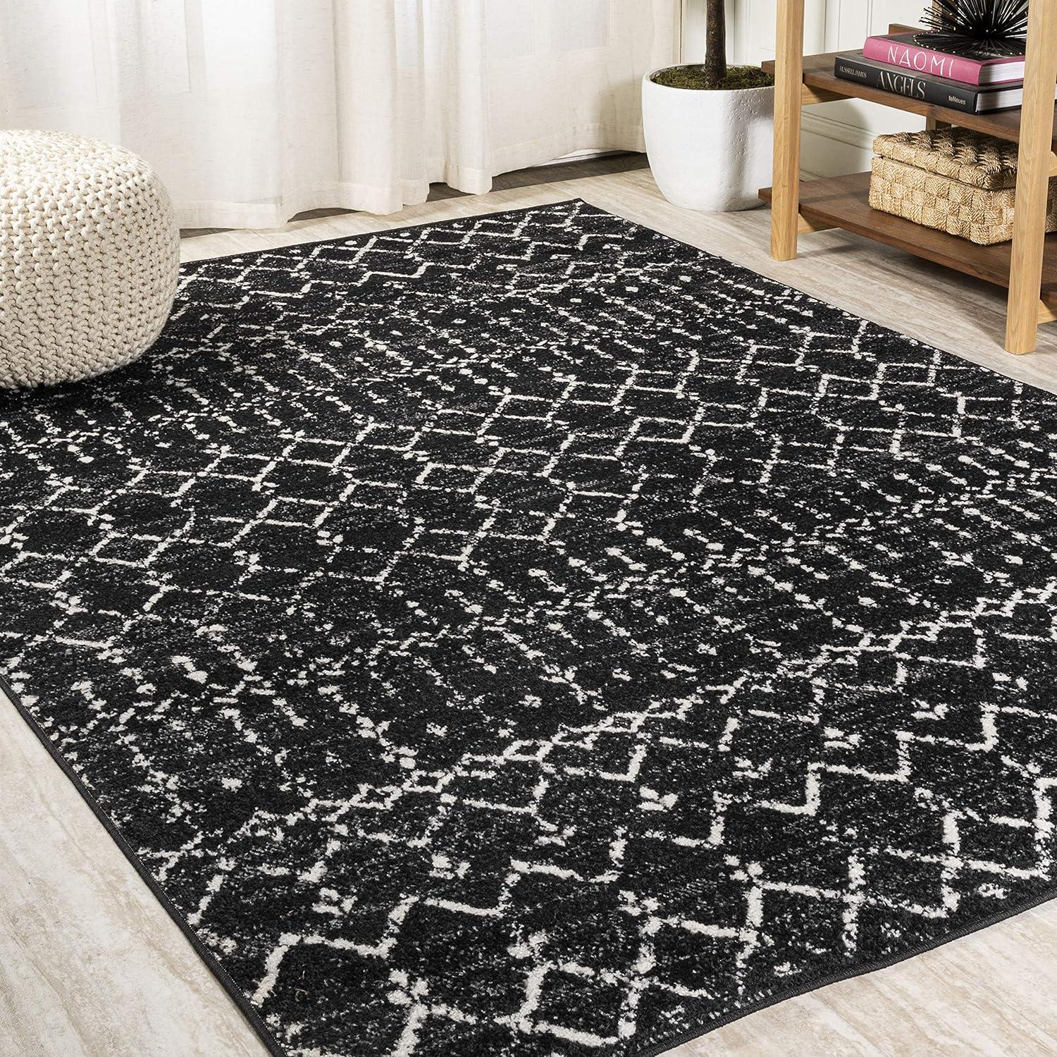 Moroccan Hype Boho Vintage Diamond Area Rug - JONATHAN Y