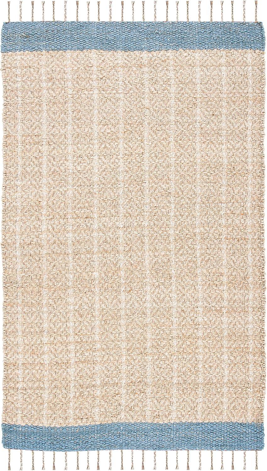 Sand & Stable™ Kevin Hand-Woven Cotton/Jute Gray/Beige Area Rug