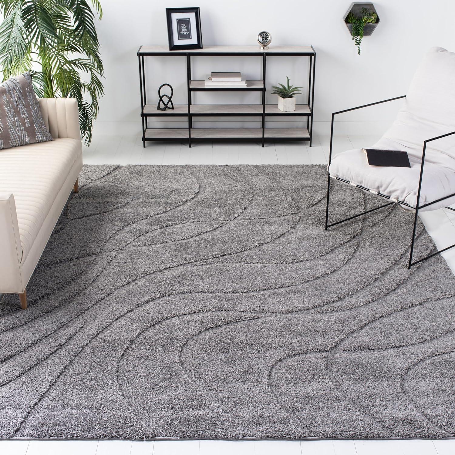 Florida Shag SG471 Power Loomed Rugs - Safavieh