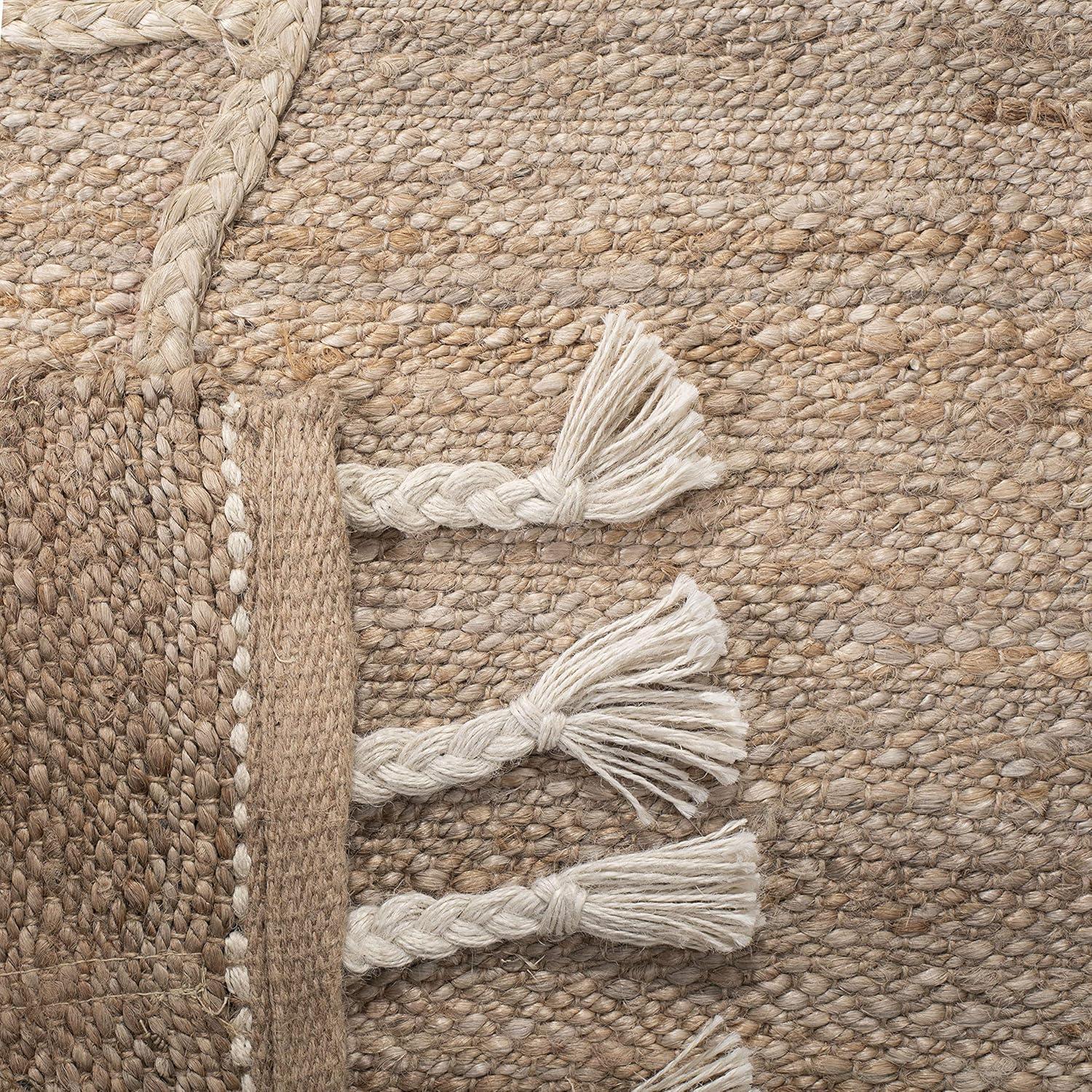 Natural Fiber NF105 Hand Woven Indoor Area Rug - Natural - 6'x6' - Safavieh
