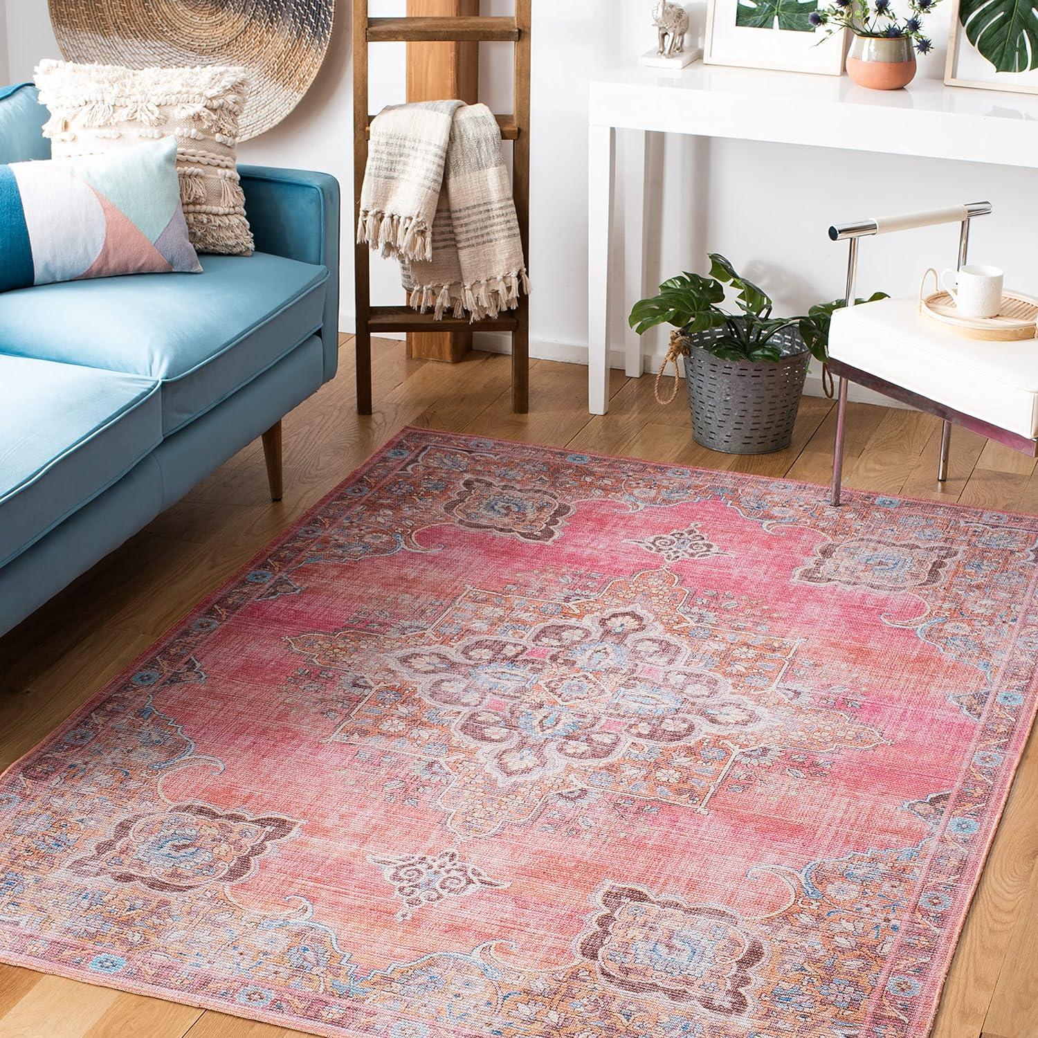 SAFAVIEH Serapi Collection SEP580U Pink / Beige Rug