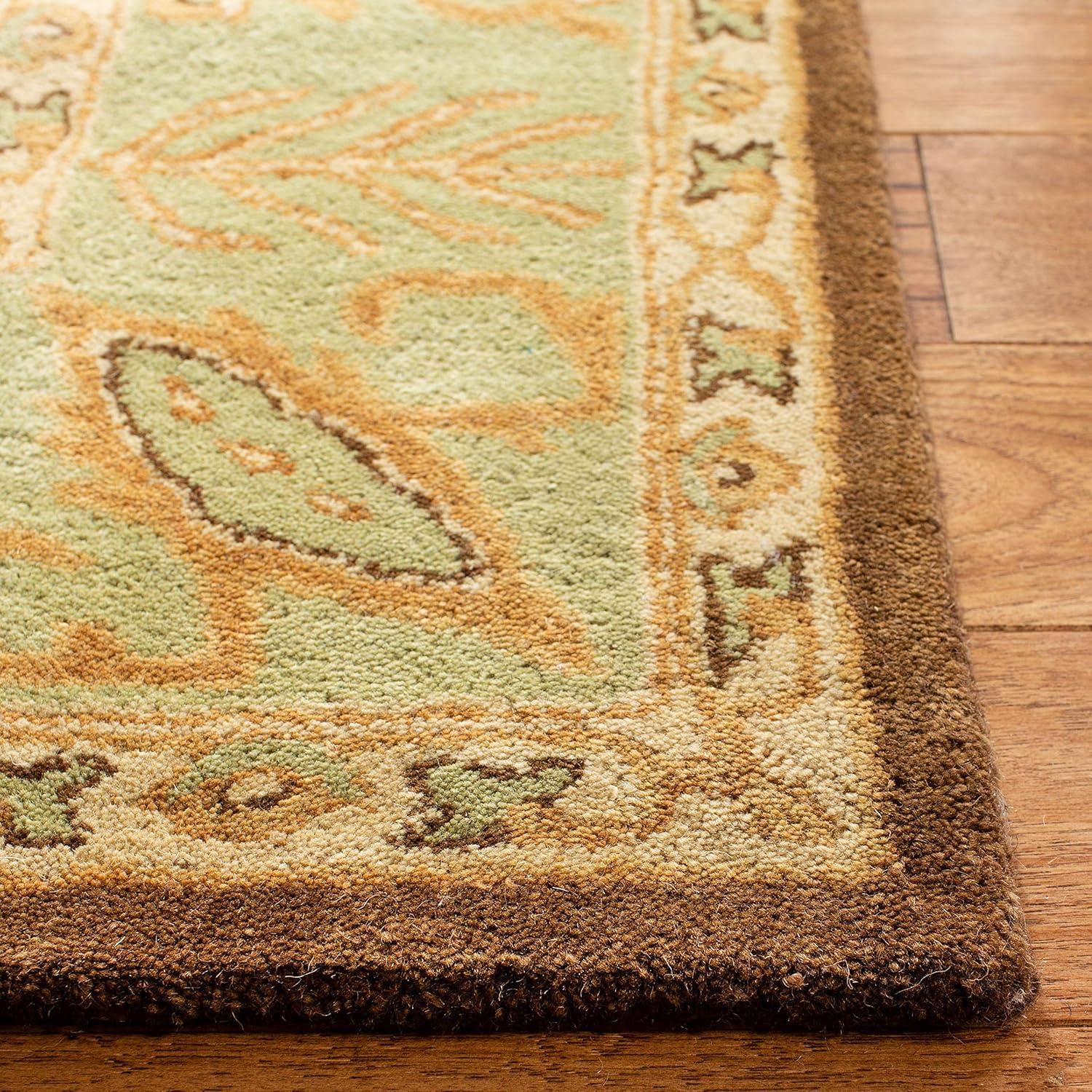 SAFAVIEH Bergama Tarah Oriental Wool Area Rug, Brown/Green, 2' x 3'