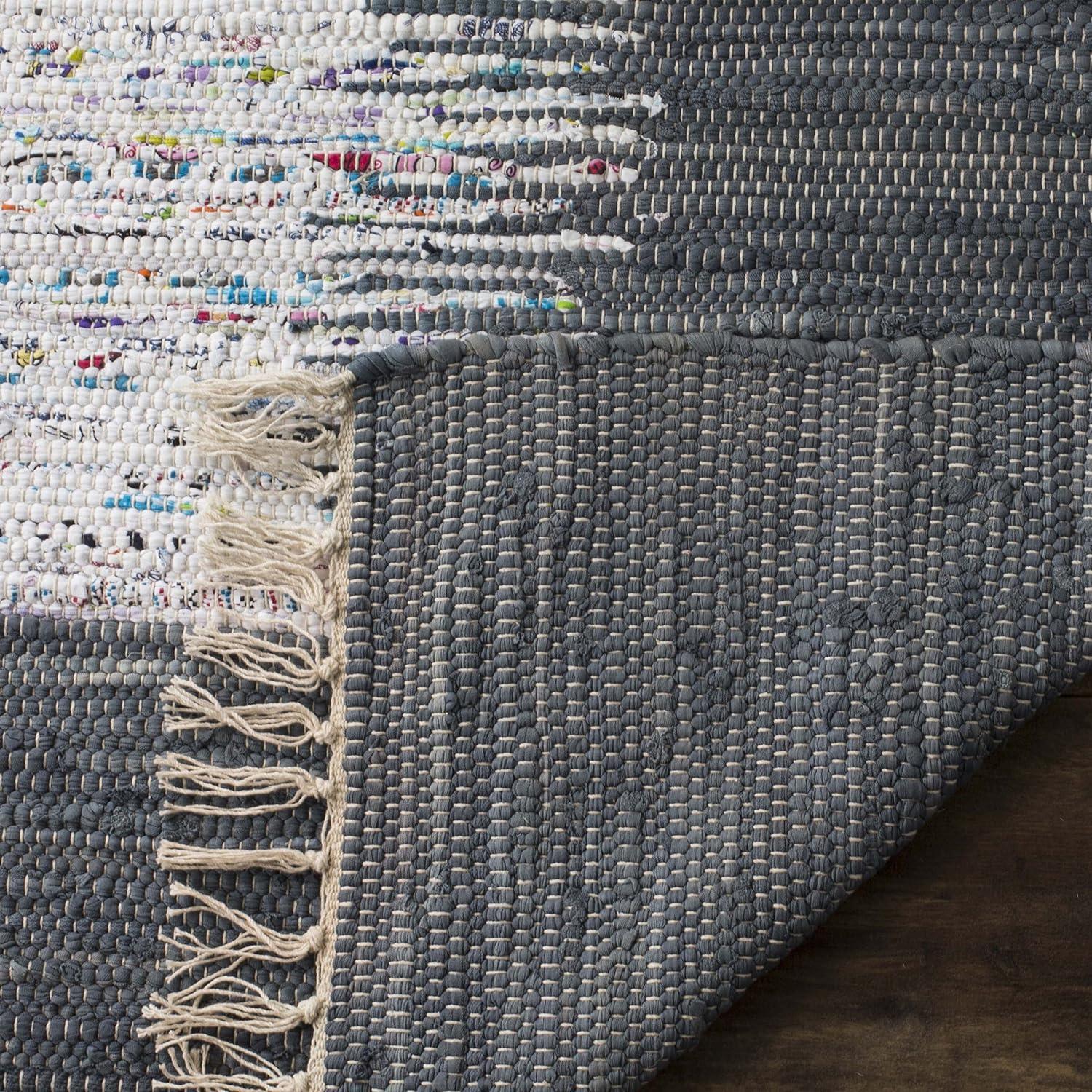 Montauk MTK711 Hand Woven Indoor Area Rug - Ivory/Grey - 5'x8' - Safavieh.