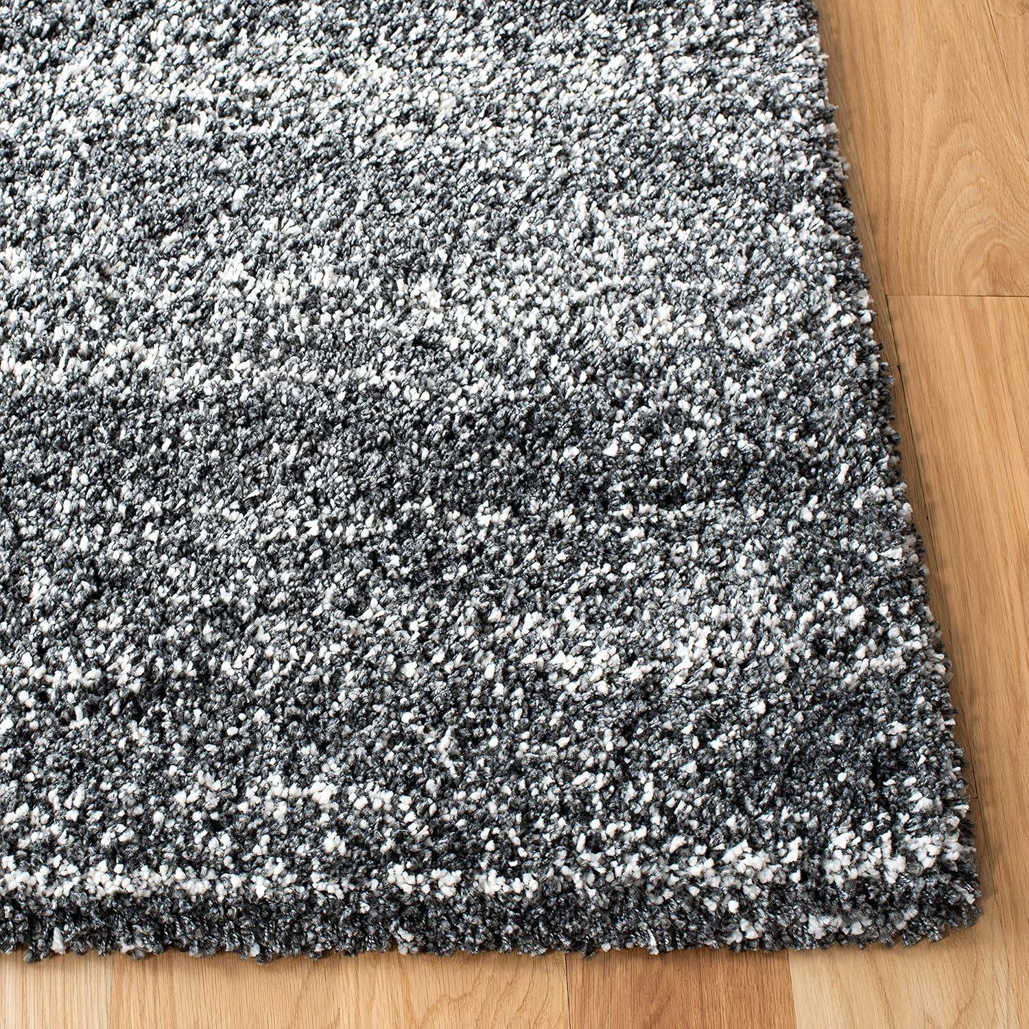 August Shag AUG200 Power Loomed Indoor Area Rug - Green - 9'x12' - Safavieh