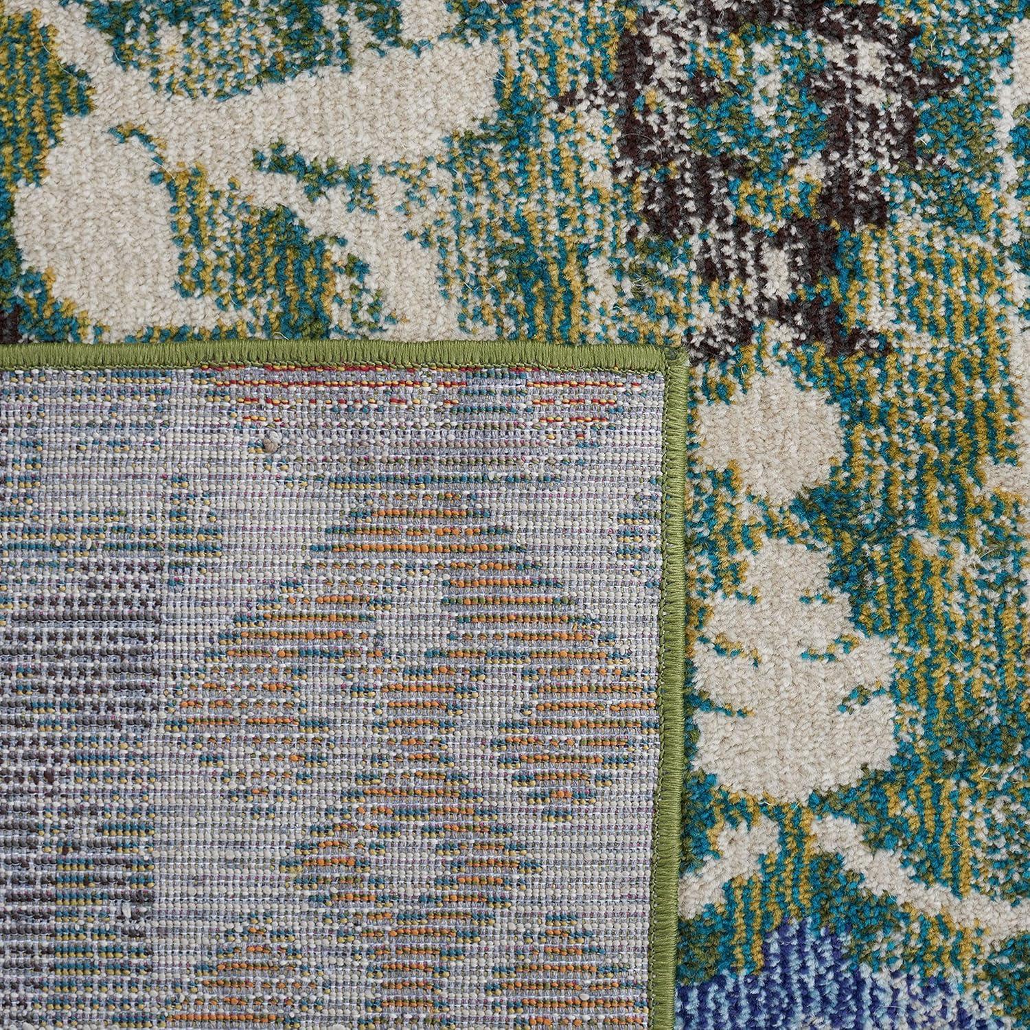 Madison MAD445 Power Loomed Area Rug - Green/Ivory - 8'x10' - Safavieh.