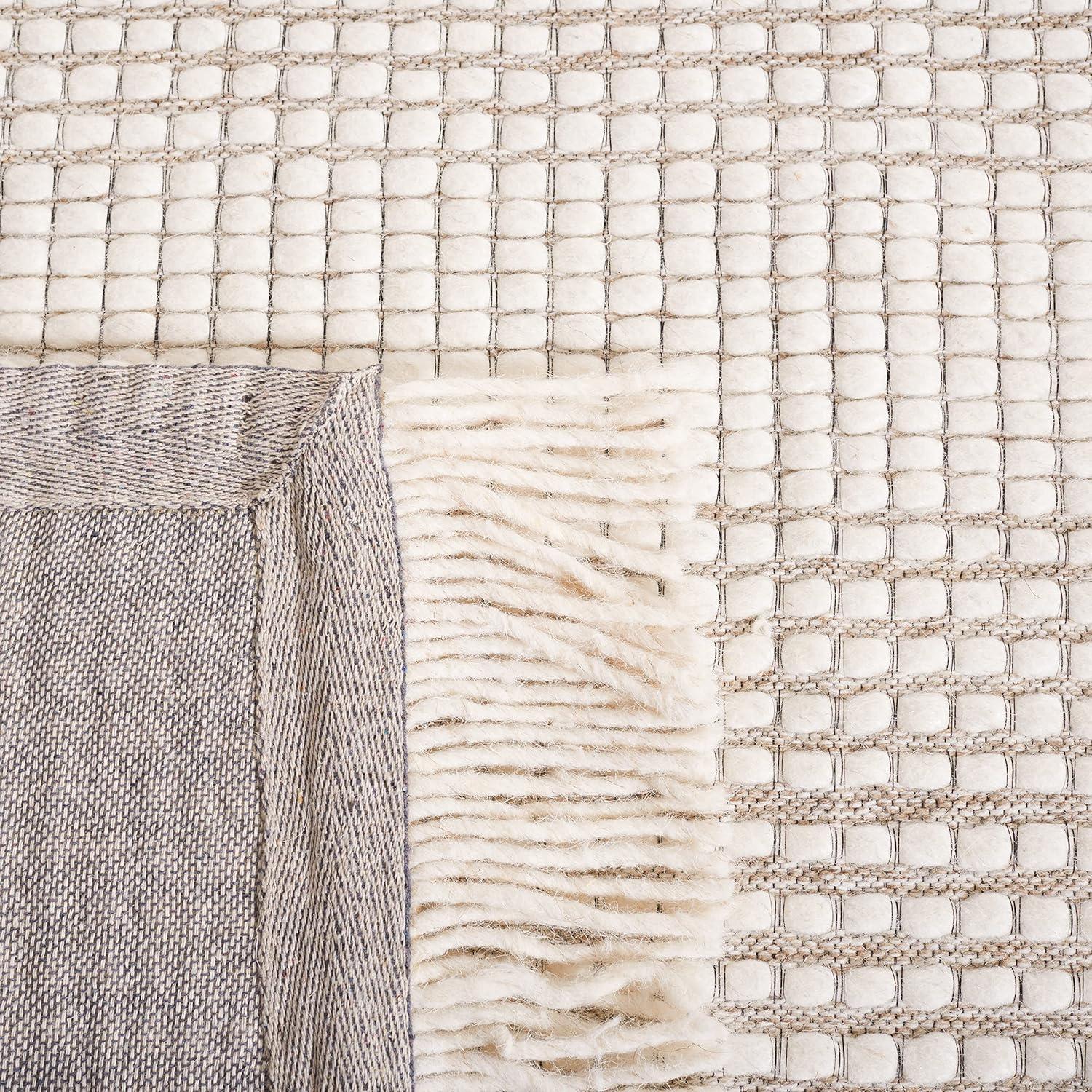 Marbella MRB208 Hand Woven Indoor Accent Rug - Ivory/Beige - 3'x5' - Safavieh