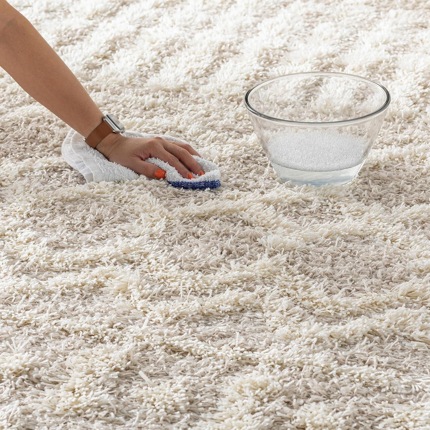 Livabliss Urban Shag Global Moroccan Area Rug,8'10" x 12',Beige