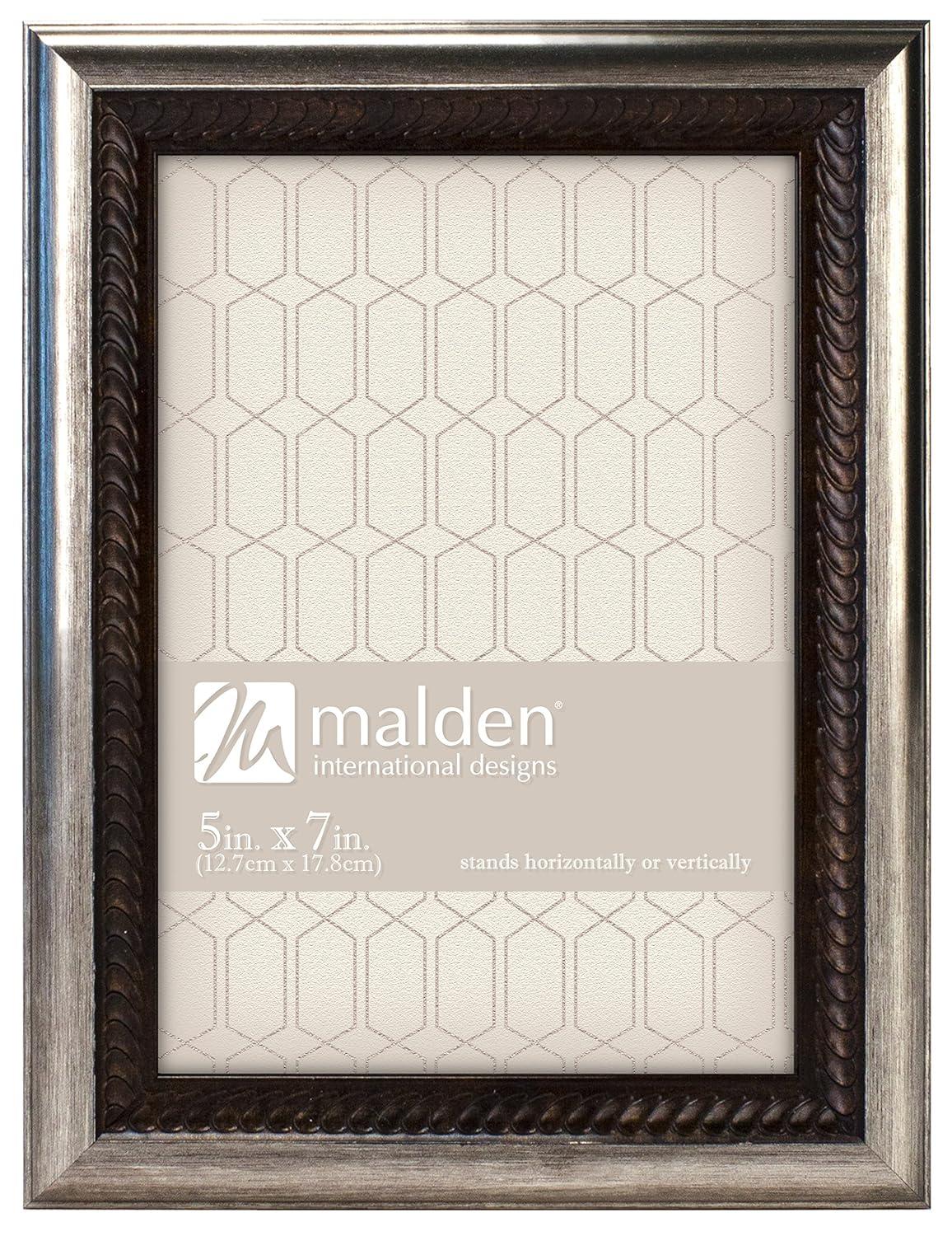 BRONZE WAVE Braid-Trim classic 5x7 by Malden - 5x7