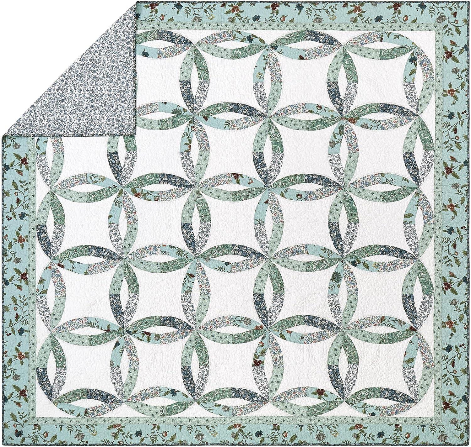 Modern Heirloom Felicity Wedding Ring Quilt Set