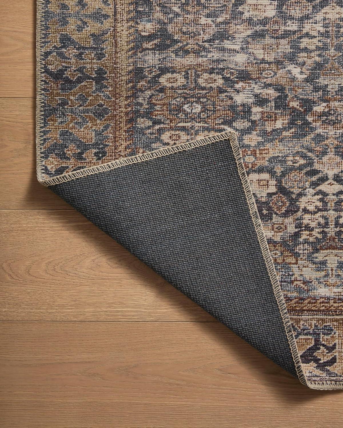 Amber Lewis x Loloi Georgie Denim / Spice Area Rug