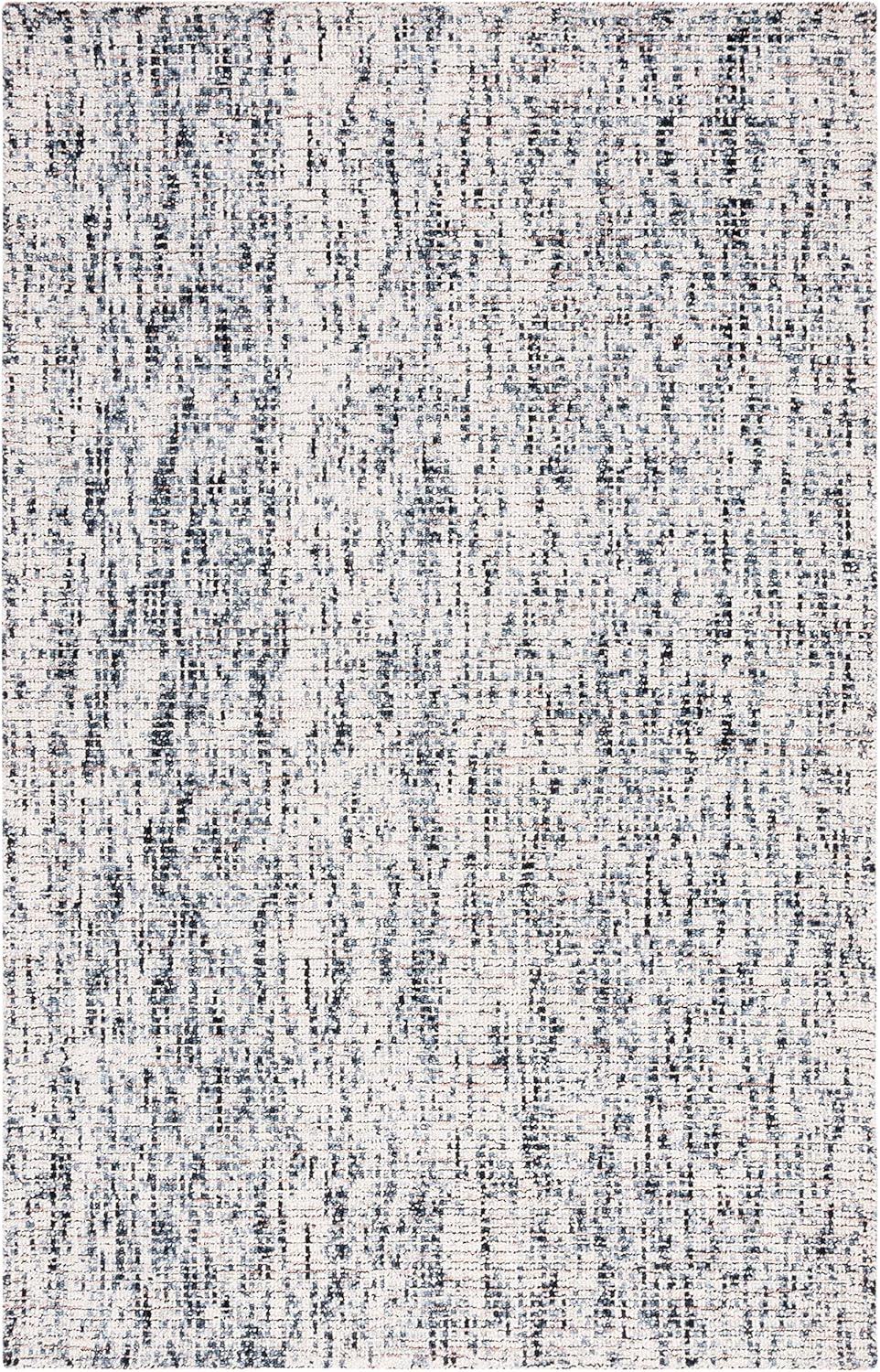 Abstract ABT493 Hand Tufted Area Rug - Black/Beige - 4'x6' - Safavieh.