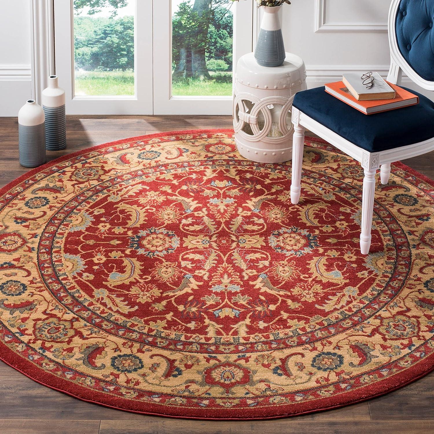 SAFAVIEH Mahal Gorgi Oriental Area Rug, Red/Natural, 9' x 12'