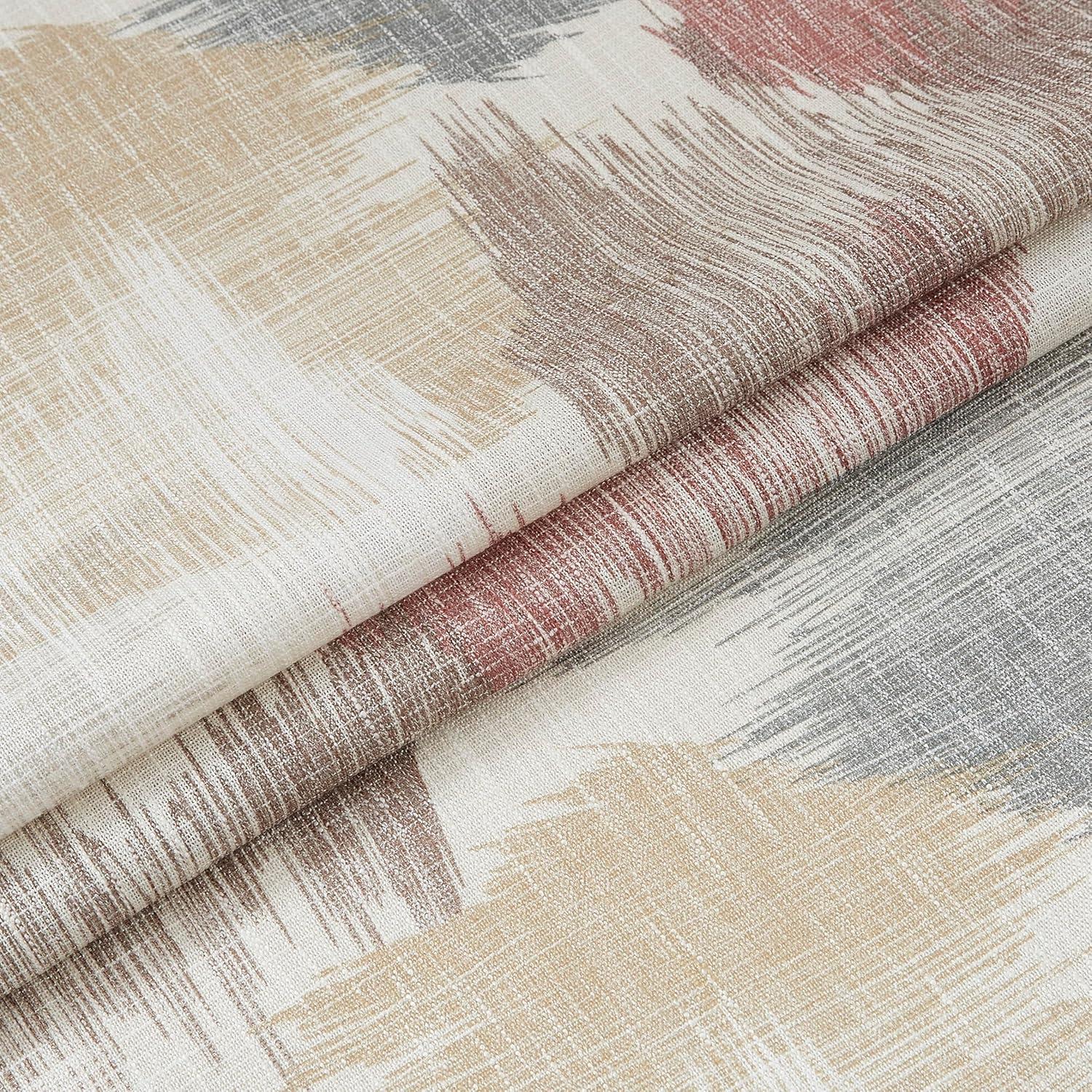 Orren Ellis Floral Semi-Sheer Curtains Bohemian Light Filtering Window Treatments Set,2 Panels)