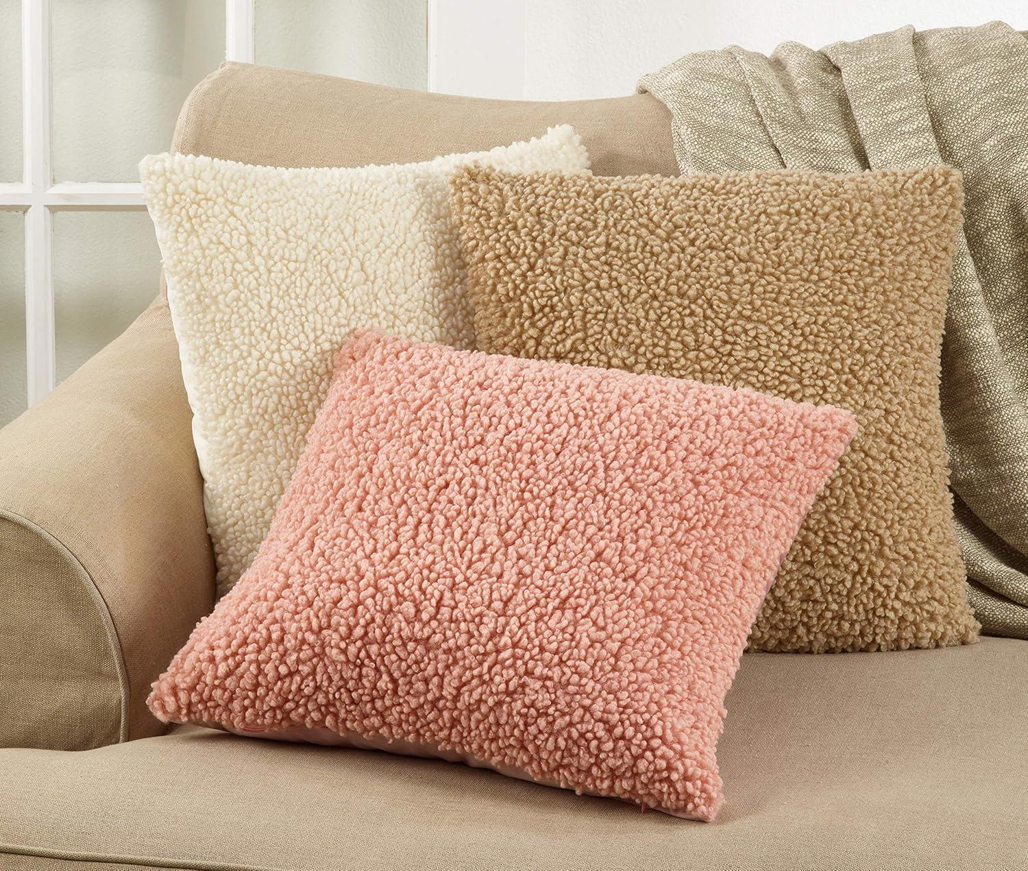 Wade Logan® Faux Fur Throw Pillow, Cover Only