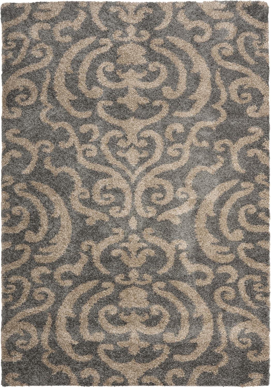 Florida Shag SG462 Power Loomed Area Rug  - Safavieh