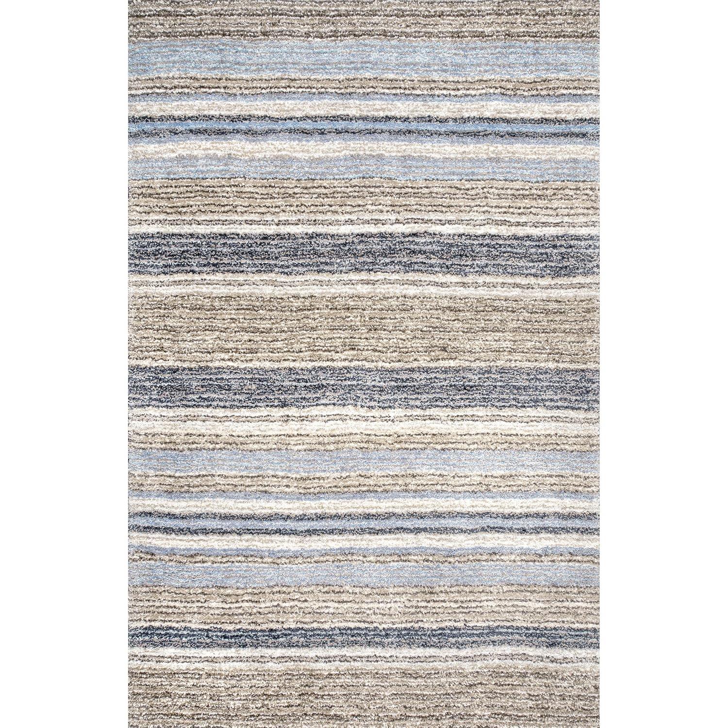 8'x10' Drey Ombre Shag Area Rug Denim - nuLOOM
