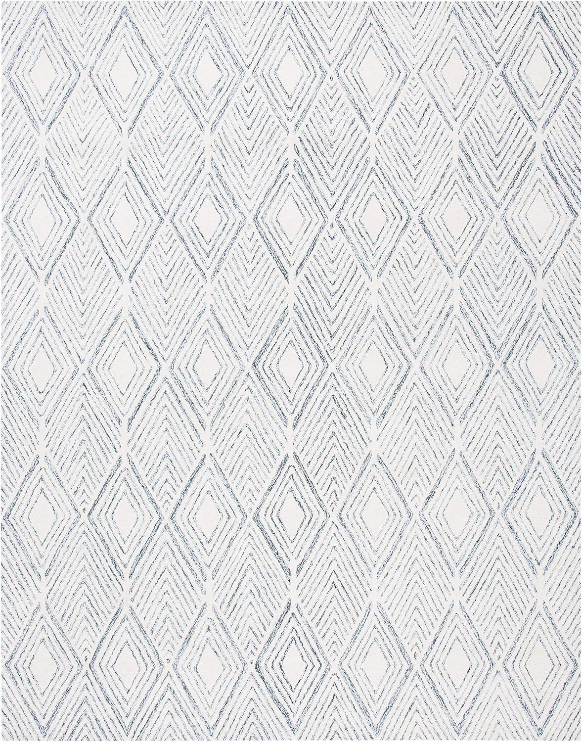 Abstract ABT350 Handmade Indoor Accent Rug - Ivory/Charcoal - 2'-3"x4' - Safavieh
