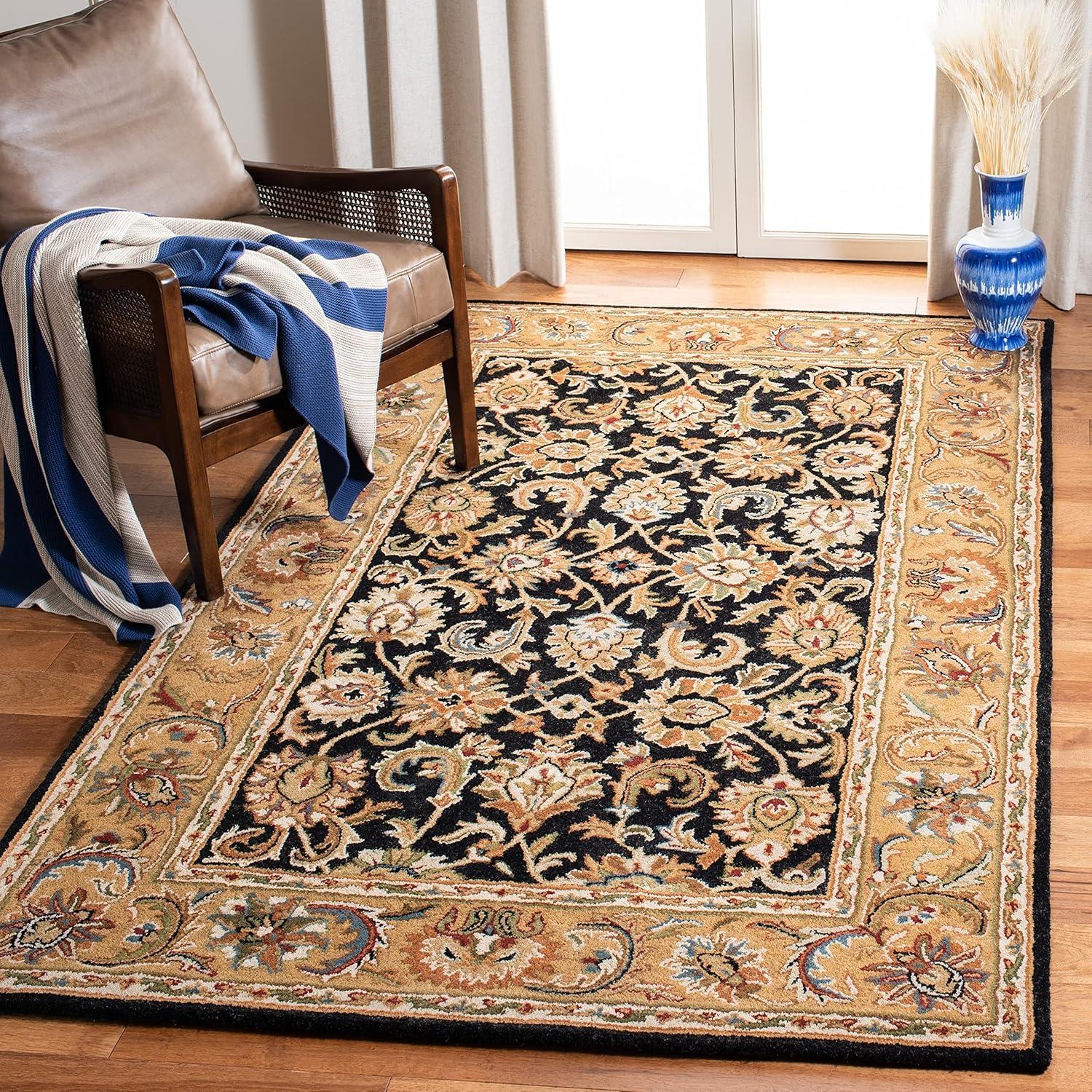 Classic CL758K Hand Tufted Area Rug - Rust/Camel - 4'x6' - Safavieh..