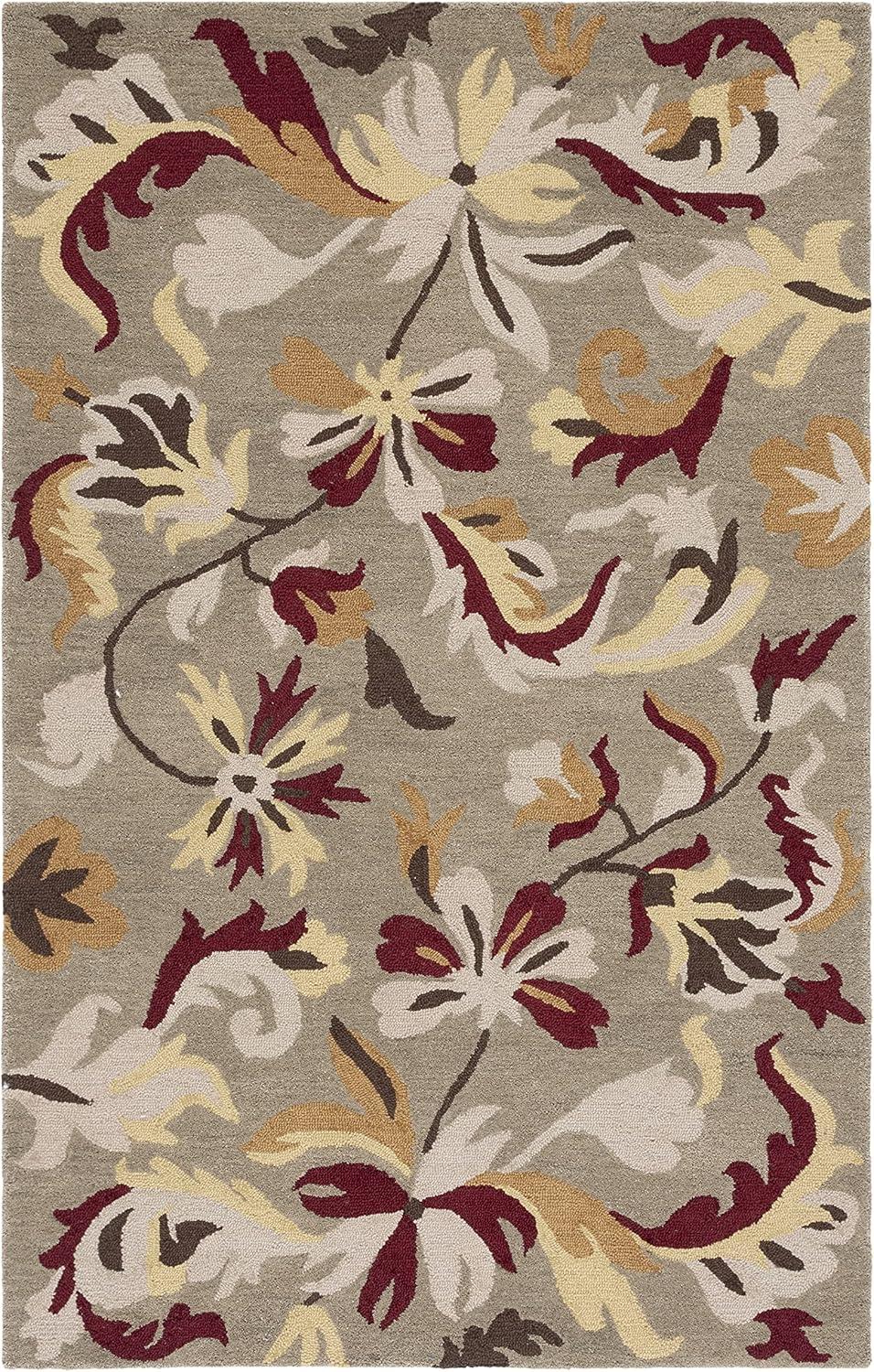 Jardin JAR459 Hand Tufted Area Rug - Sage/Multi - 5'x8' - Safavieh.