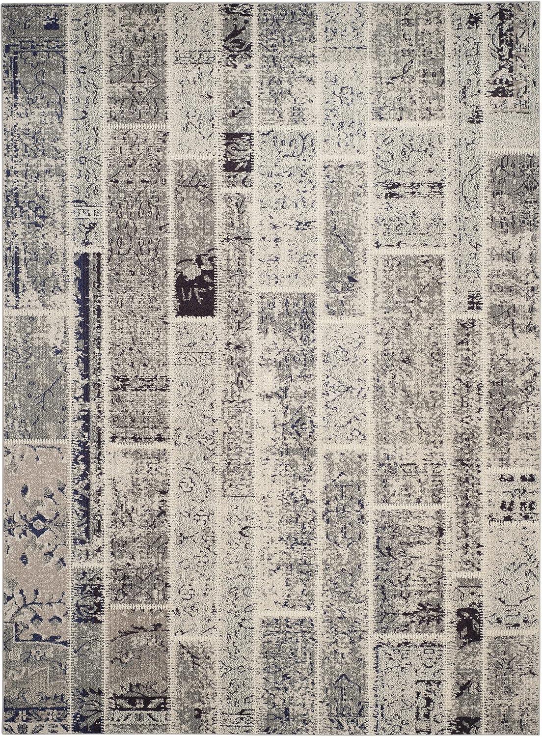 Monaco MNC216 Power Loomed Indoor Area Rug - Grey/Multi - 8'x11' - Safavieh