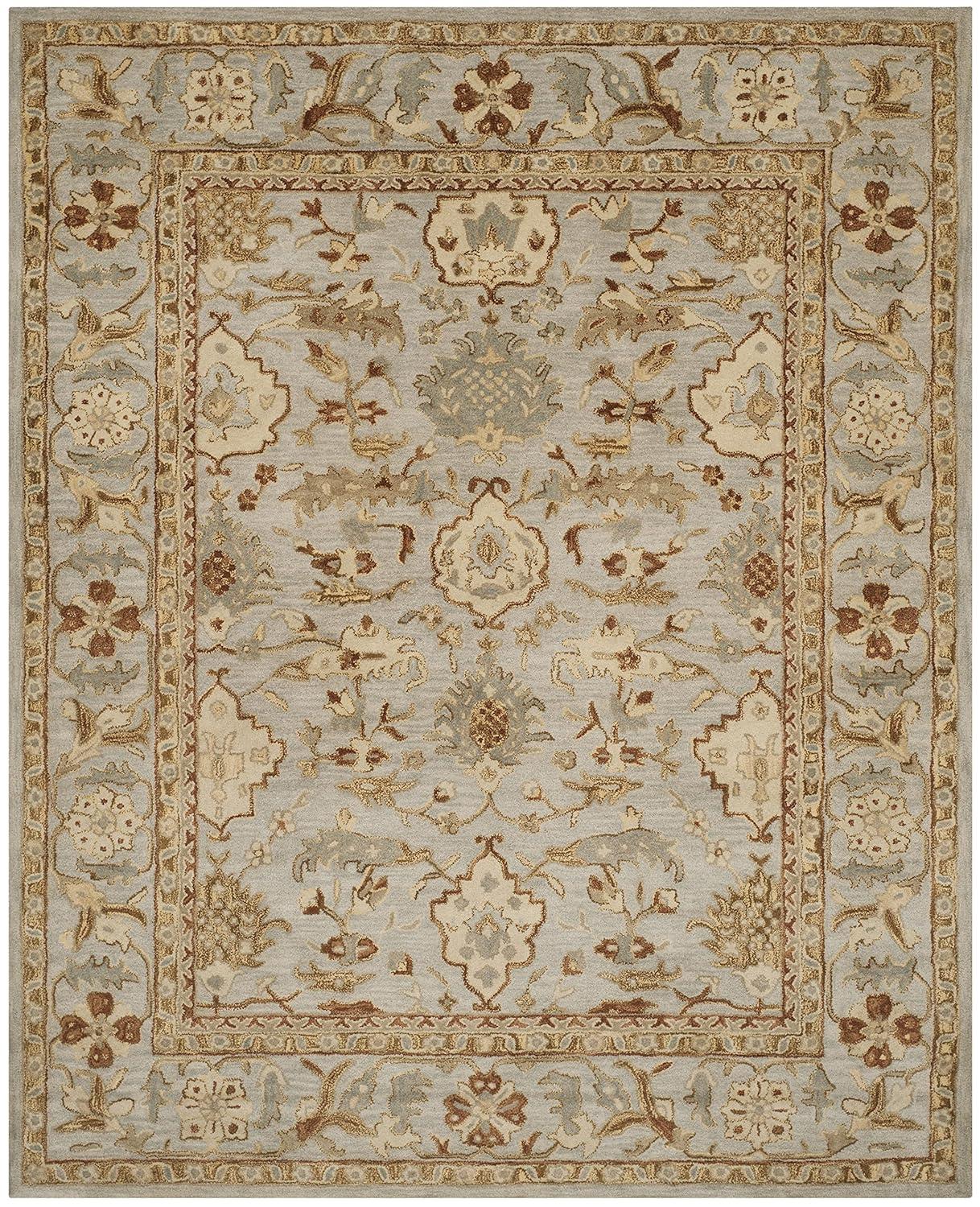 Antiquity AT60 Hand Tufted Area Rug - Light Grey - 8'9"x11'9" - Safavieh.