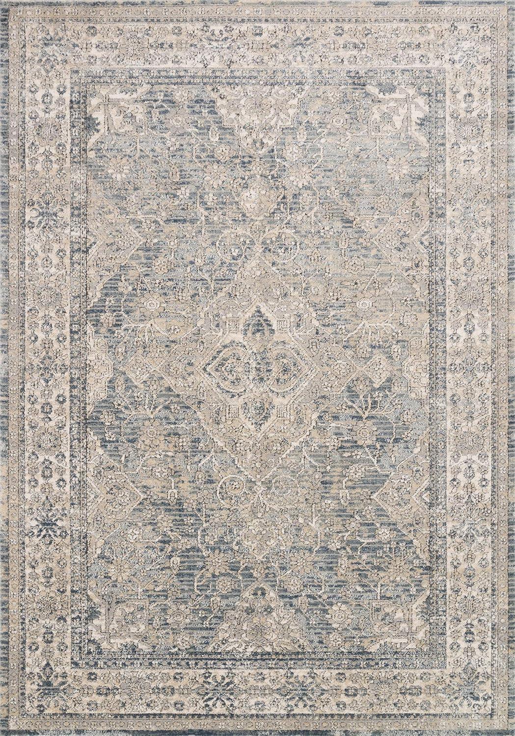 Loloi Teagan Sky / Natural 2'-8" x 7'-6" Runner Rug