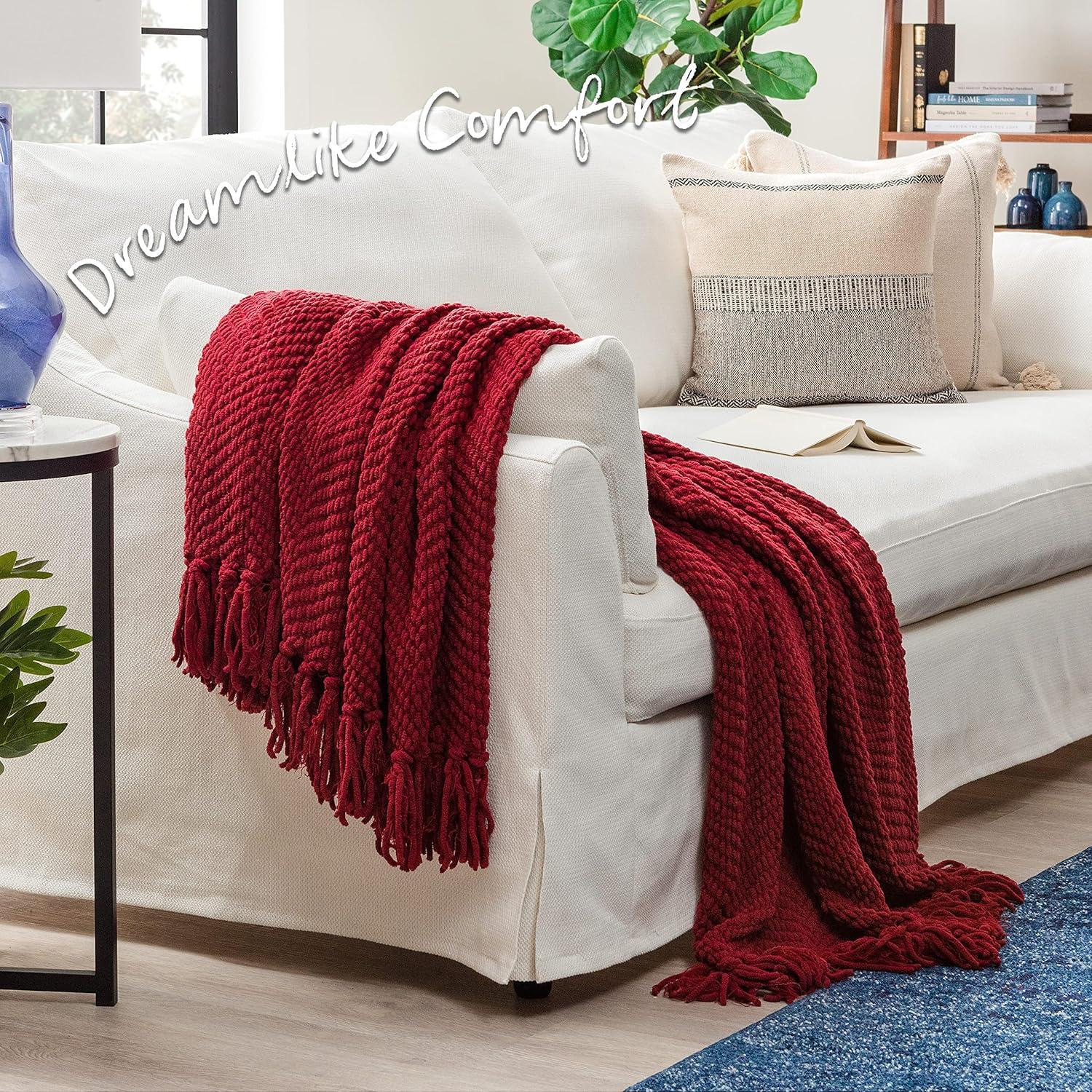Chanasya Textured Knitted Throw