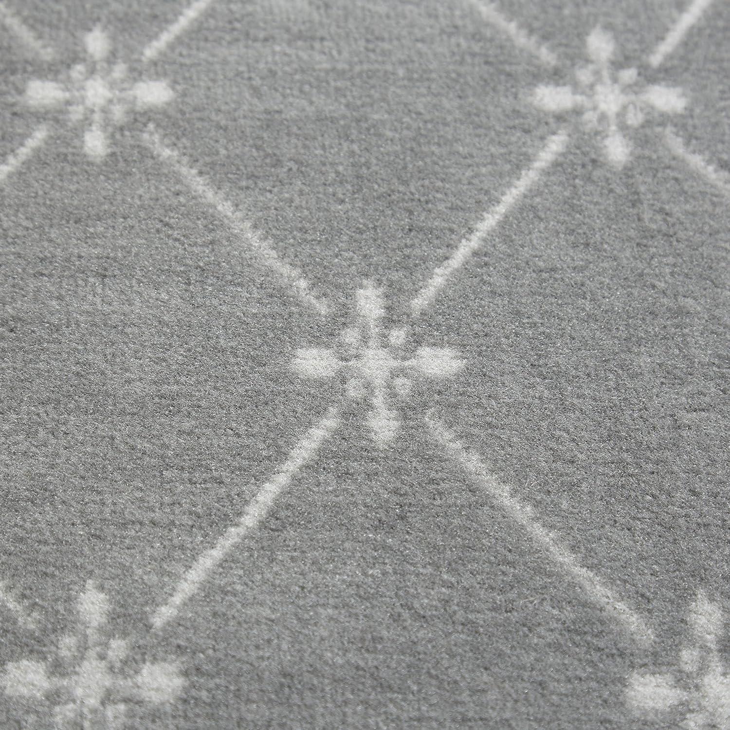 Home Dynamix Premium Aydin Traditional Diamond Floral Area Rug, Grey/Ivory, 3'7"x5'2"