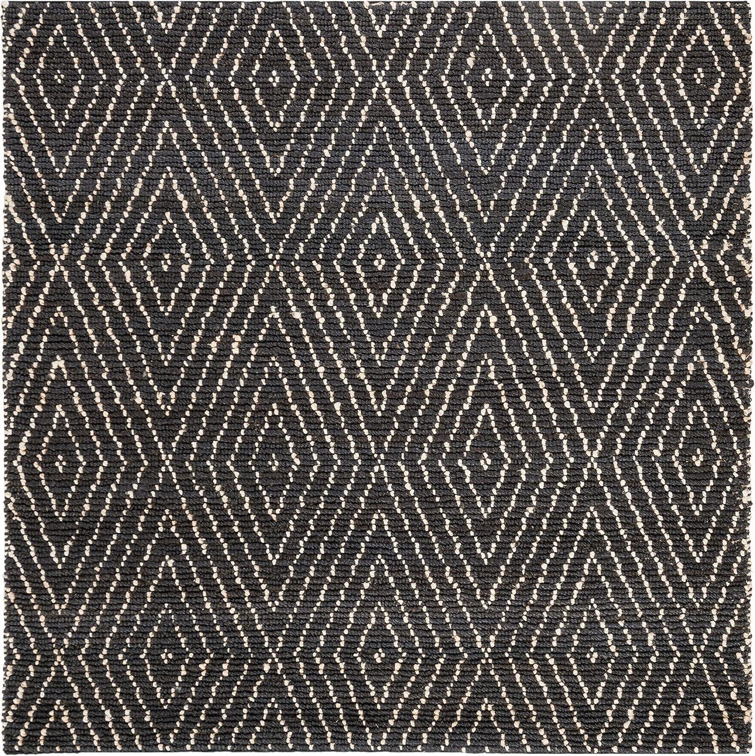 Wilmore Handwoven Flatweave Black Area Rug