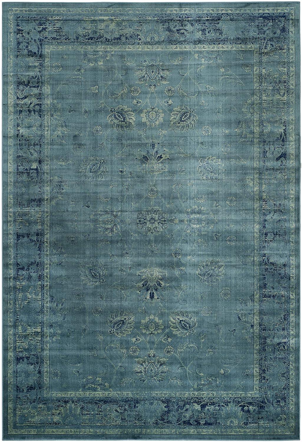 SAFAVIEH Vintage Adrian Traditional Area Rug, Turquoise, 8' x 10'