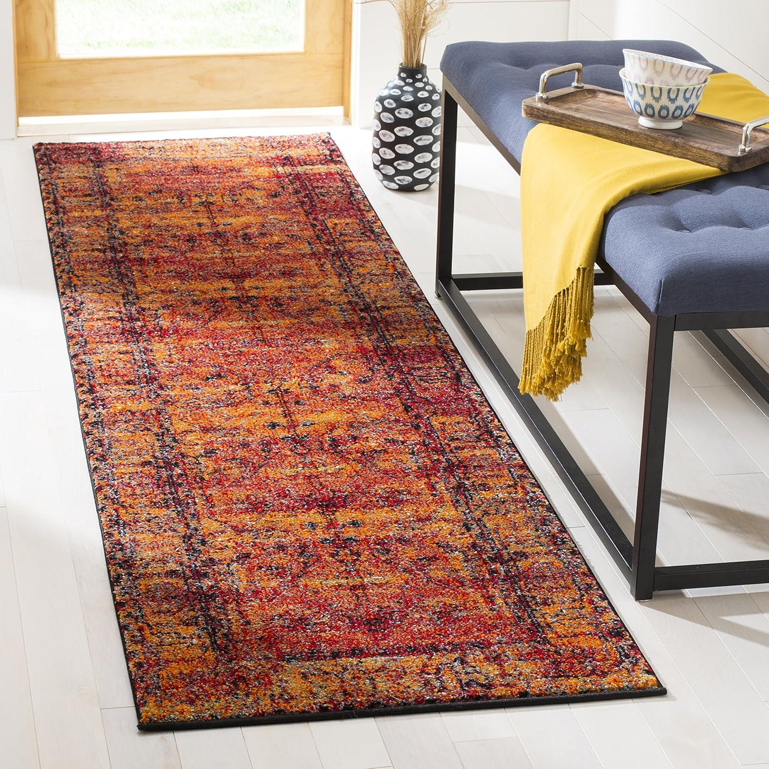 Vintage Hamadan VTH216 Power Loomed Area Rug  - Safavieh