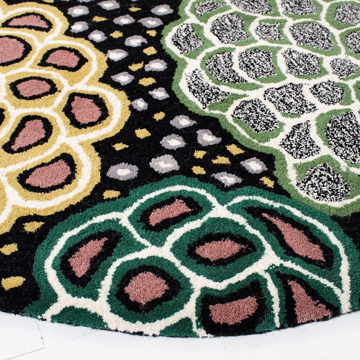 Soho SOH819 Hand Tufted Accent Contemporary Accent Rug - Black - 2' X 3' - Safavieh.