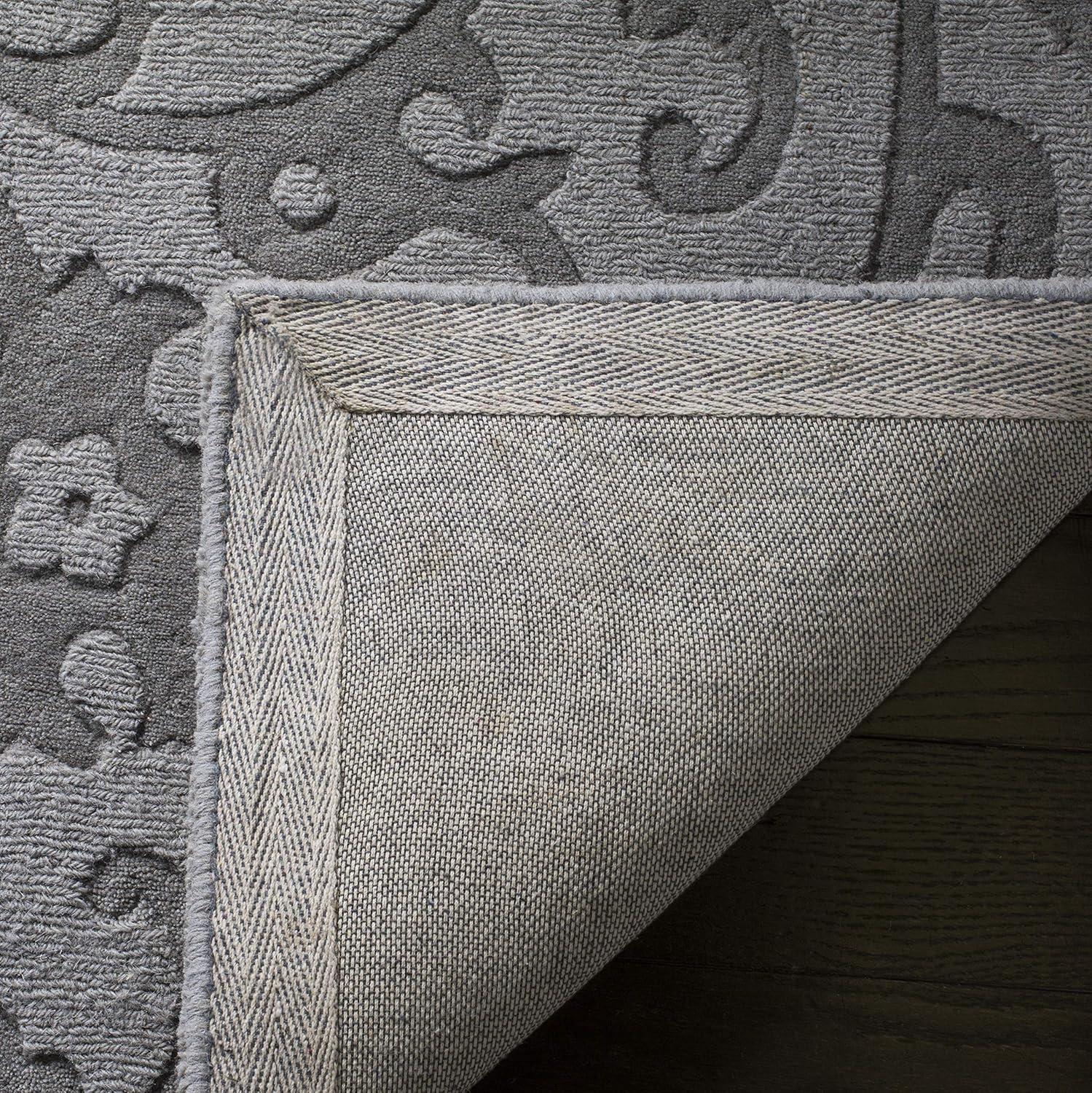 Impressions IM341 Hand Loomed Runner Rug - Grey - 2'3"x6' - Safavieh.