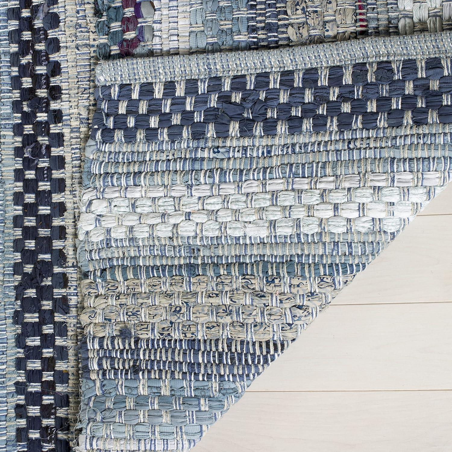 Montauk MTK975 Hand Woven Runner Rug - Aqua/Multi - 2'3"x8' - Safavieh.