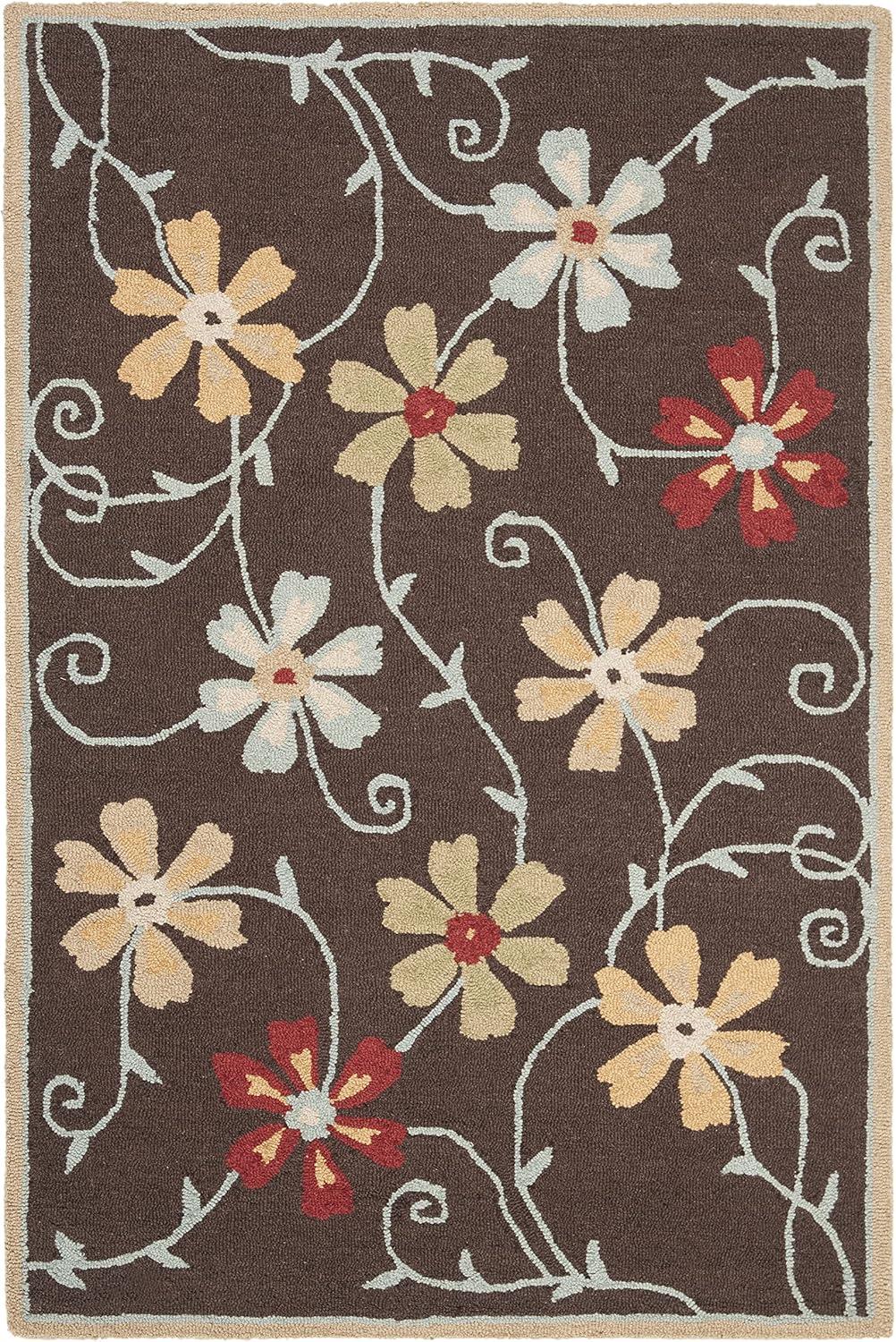 Blossom BLM784 Hand Hooked Area Rug  - Safavieh