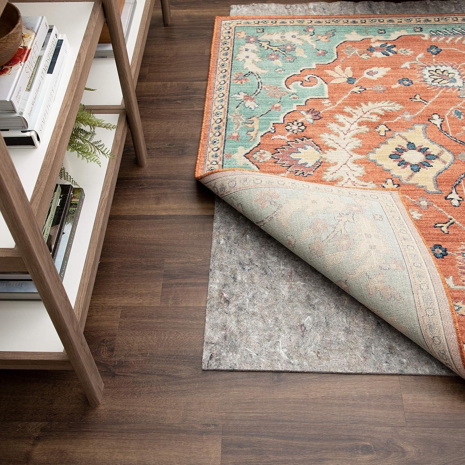 Mohawk 2'5"x8' Runner Premium Dual Surface Rug Pad Natural: Skid-Resistant, Gray, Rectangle, Polyester
