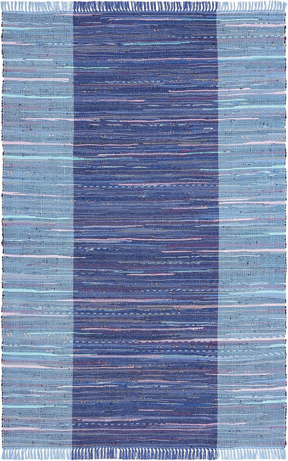 Rag Area Rug RAR122 Hand Woven Area Rug  - Safavieh