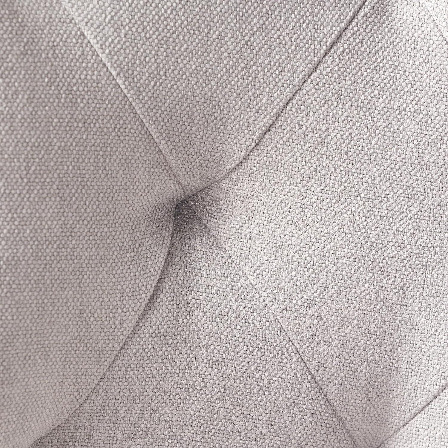 Christopher Knight Home Maggie Contemporary Tufted Armless Dining Chairs (Set of 2), Light Gray/Fabric