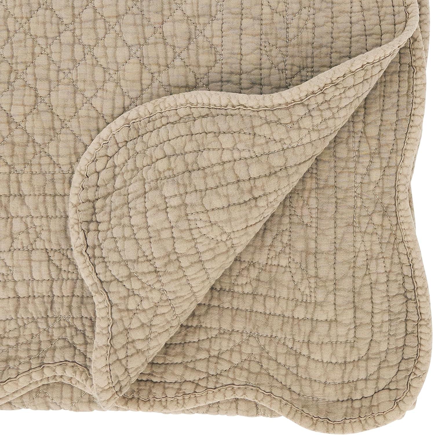 Saro Lifestyle Classic Quilted Table Runner