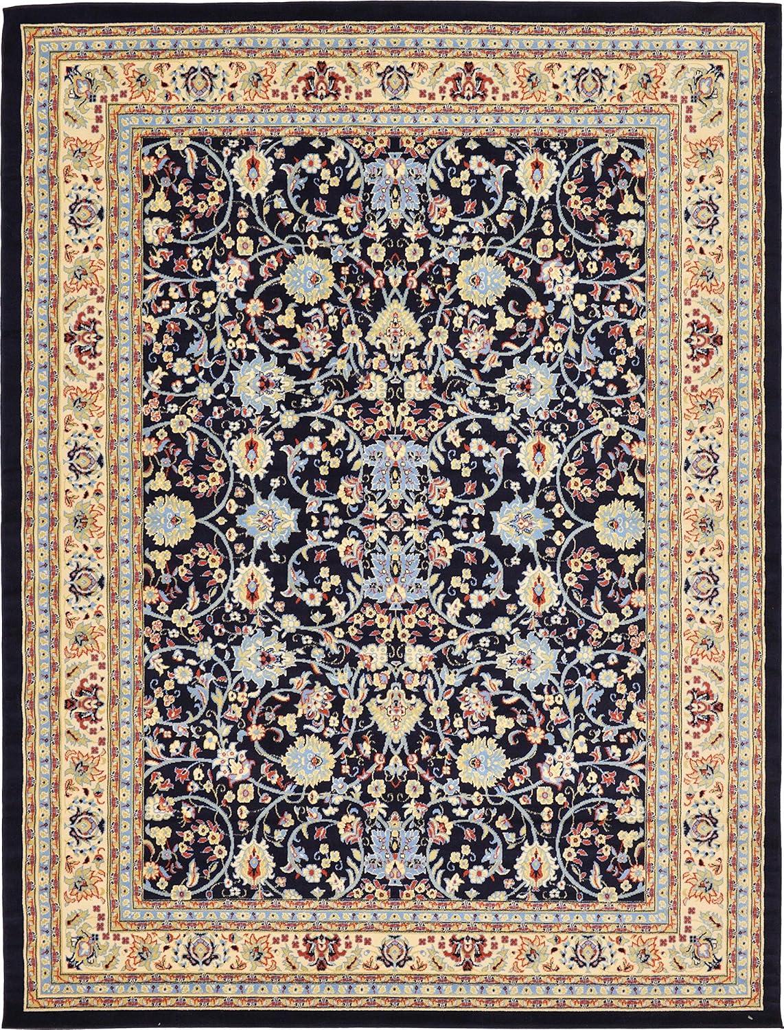 Unique Loom Sialk Hill Washington Floral Indoor Woven Area Rug