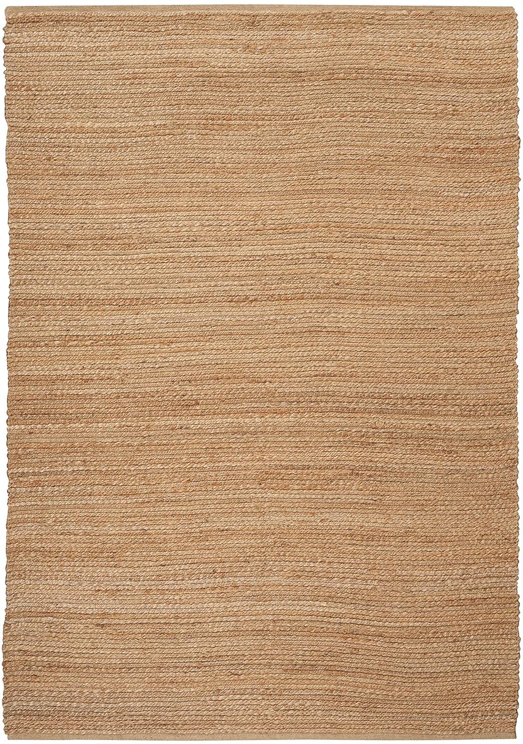 Nourison Hand Woven Natural Jute Rug Natural 4' x 6'