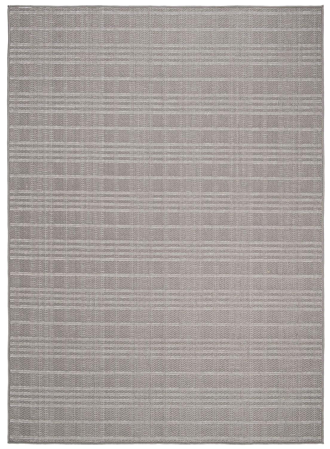 SAFAVIEH Bermuda Lavern Geometric Machine Washable Indoor/Outdoor Area Rug, Grey, 3' x 5'